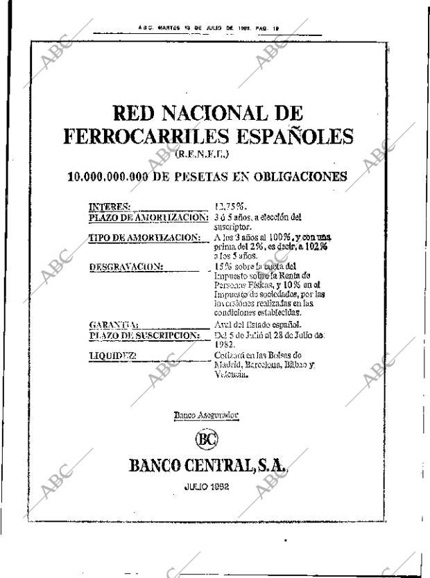 ABC SEVILLA 13-07-1982 página 33