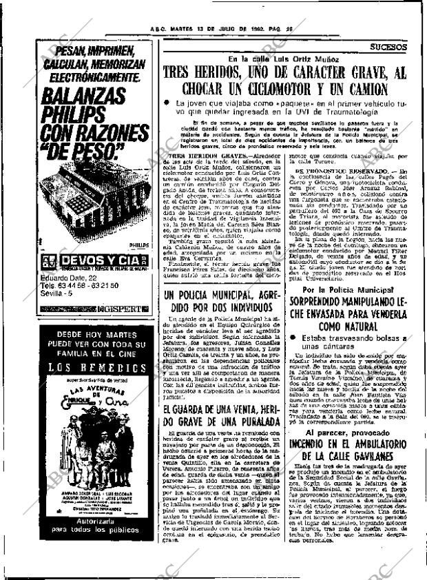 ABC SEVILLA 13-07-1982 página 40