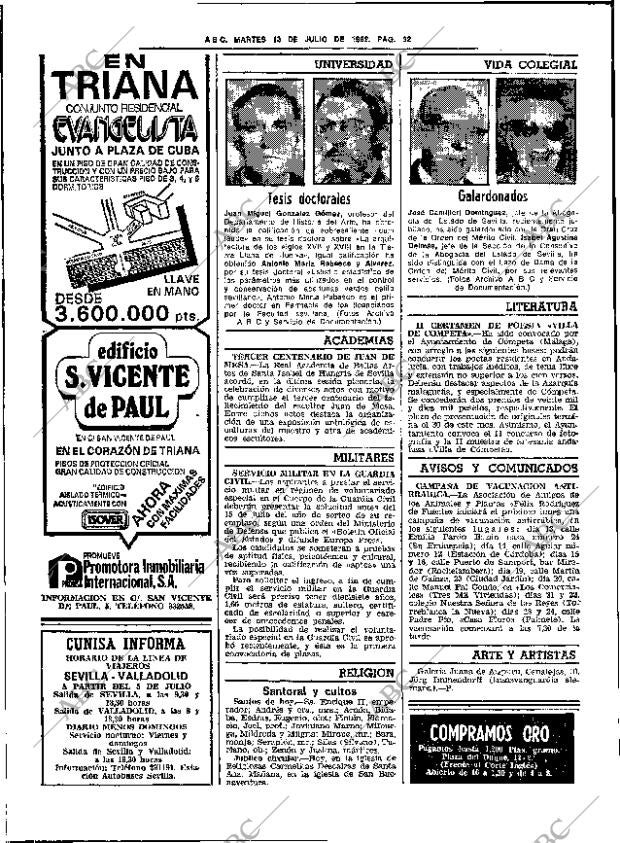 ABC SEVILLA 13-07-1982 página 46