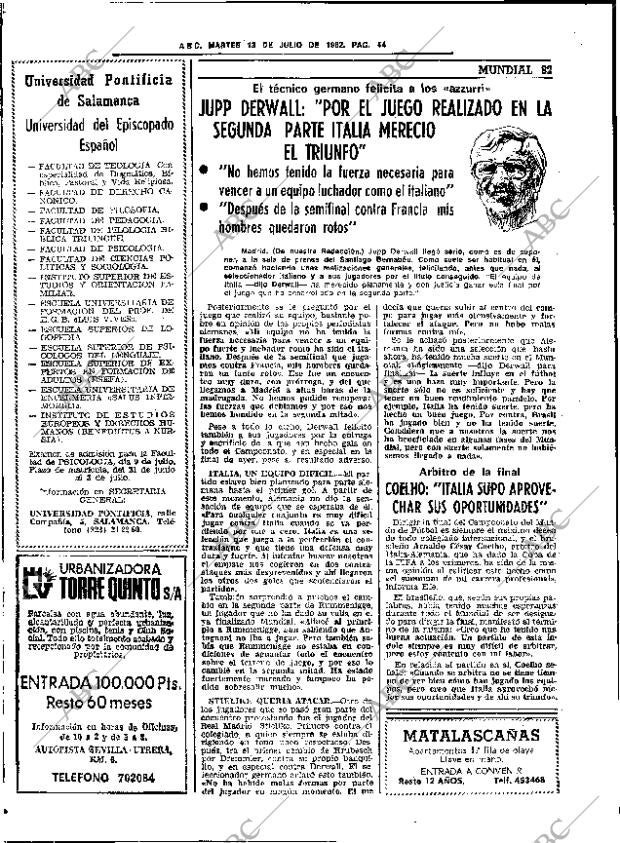 ABC SEVILLA 13-07-1982 página 58