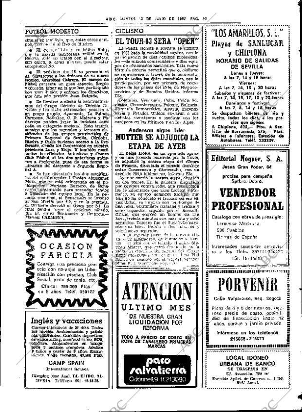 ABC SEVILLA 13-07-1982 página 67