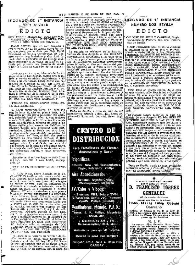 ABC SEVILLA 13-07-1982 página 84