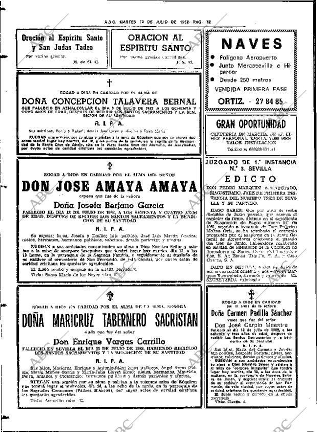 ABC SEVILLA 13-07-1982 página 86