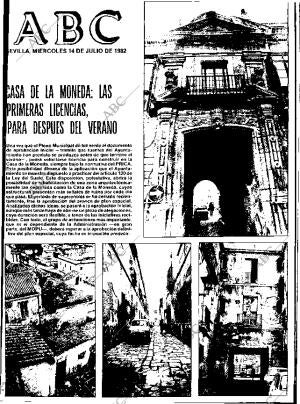 ABC SEVILLA 14-07-1982 página 1