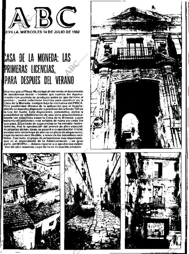 ABC SEVILLA 14-07-1982 página 1