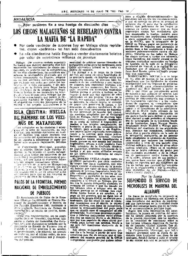 ABC SEVILLA 14-07-1982 página 18