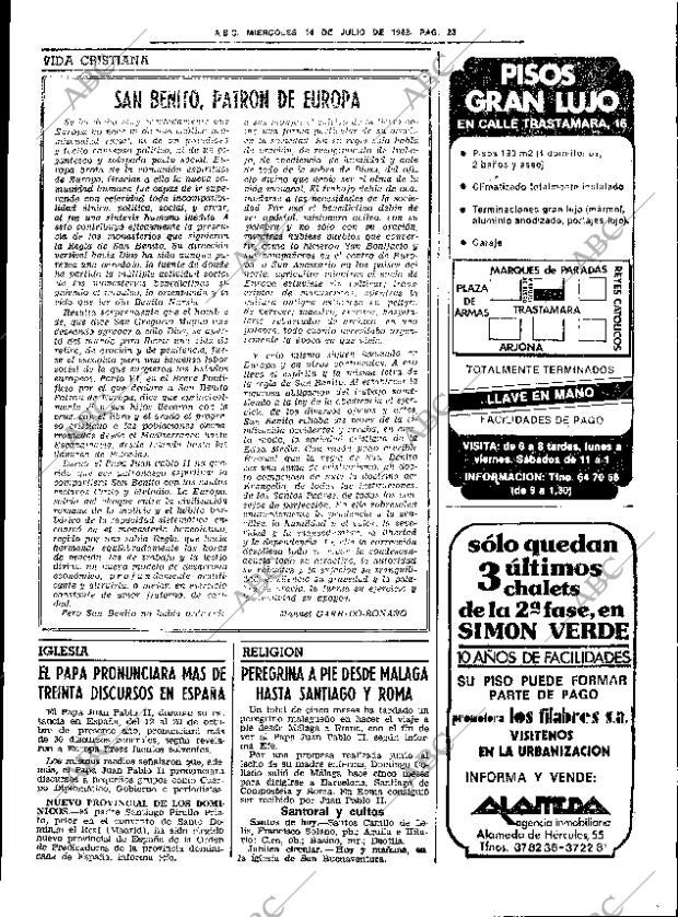 ABC SEVILLA 14-07-1982 página 31