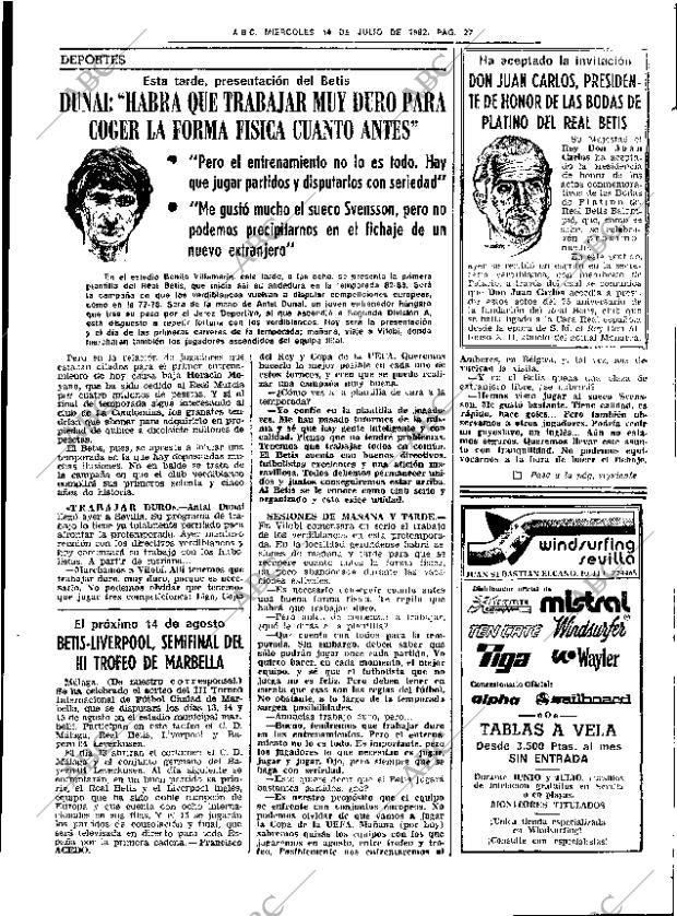 ABC SEVILLA 14-07-1982 página 35
