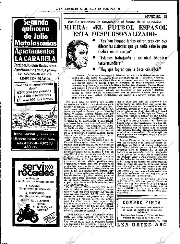 ABC SEVILLA 14-07-1982 página 38