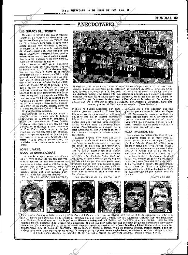 ABC SEVILLA 14-07-1982 página 41