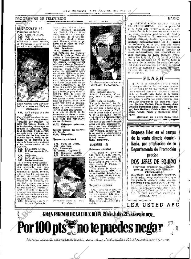 ABC SEVILLA 14-07-1982 página 43