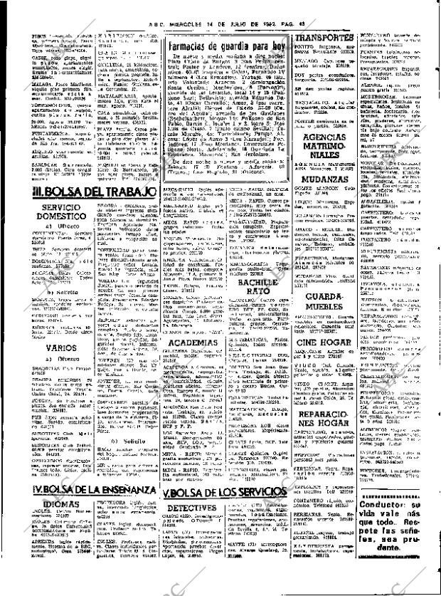 ABC SEVILLA 14-07-1982 página 51