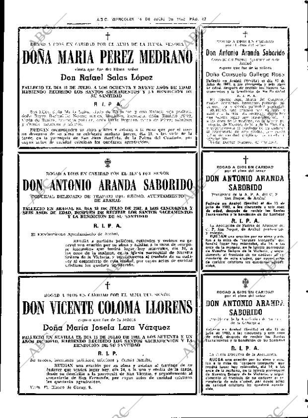 ABC SEVILLA 14-07-1982 página 55