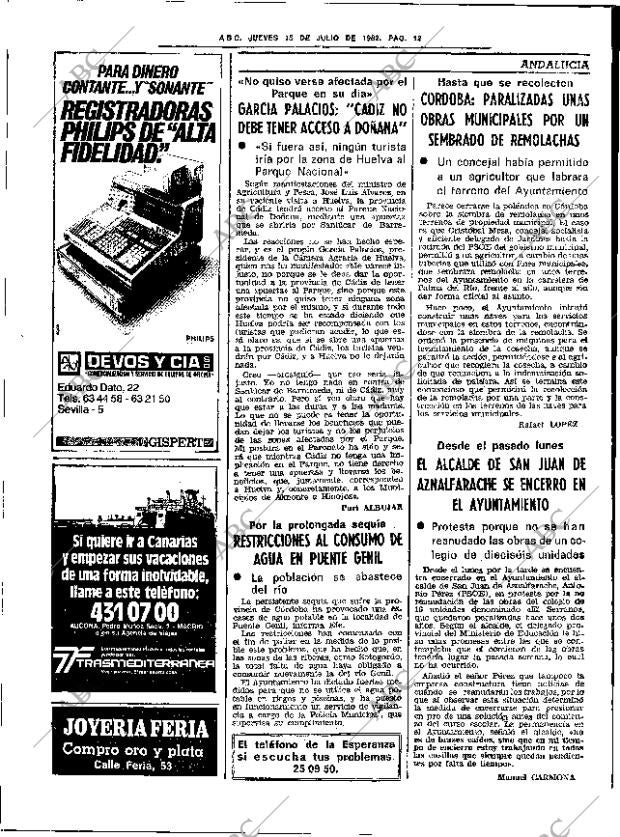 ABC SEVILLA 15-07-1982 página 20