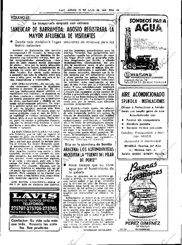 ABC SEVILLA 15-07-1982 página 21