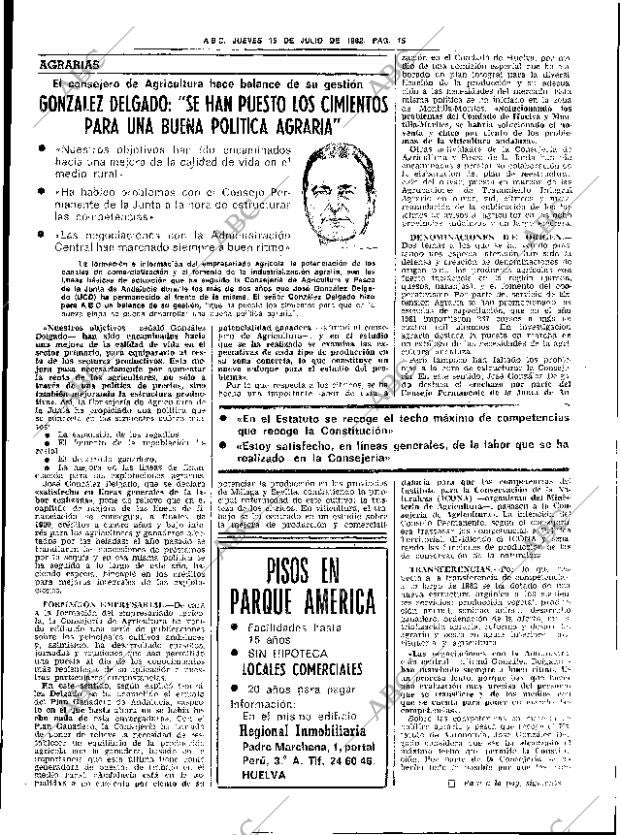 ABC SEVILLA 15-07-1982 página 23