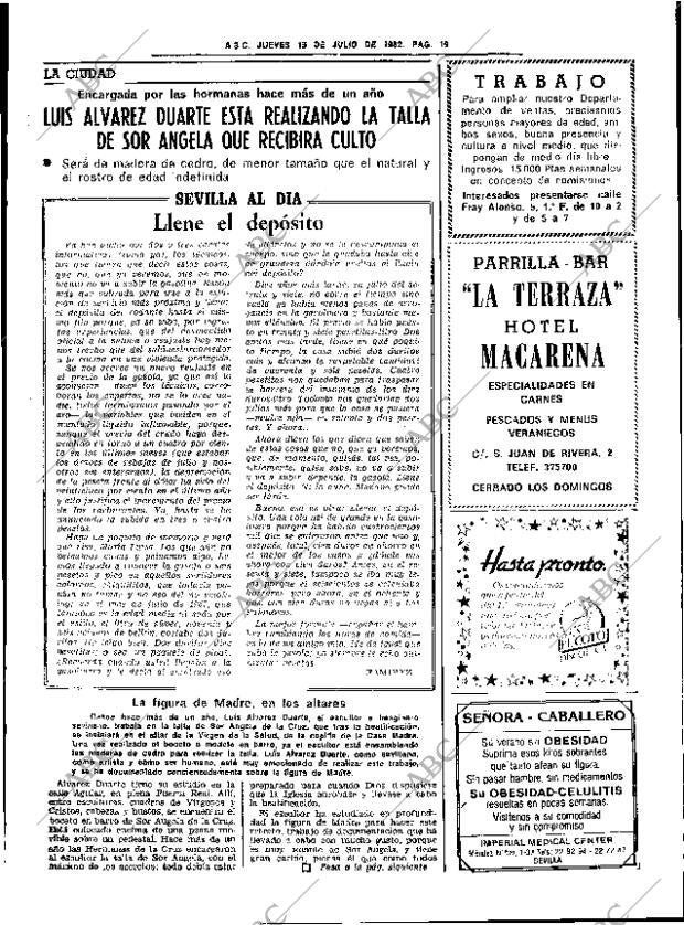 ABC SEVILLA 15-07-1982 página 27