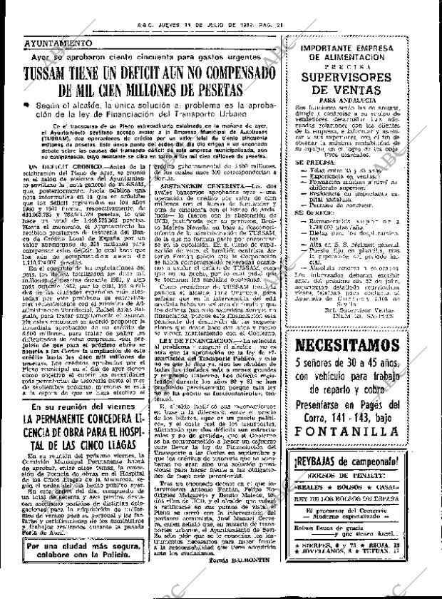ABC SEVILLA 15-07-1982 página 29