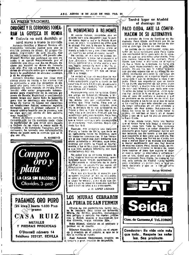ABC SEVILLA 15-07-1982 página 42