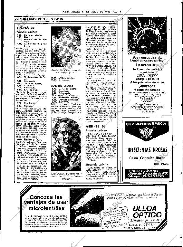 ABC SEVILLA 15-07-1982 página 49
