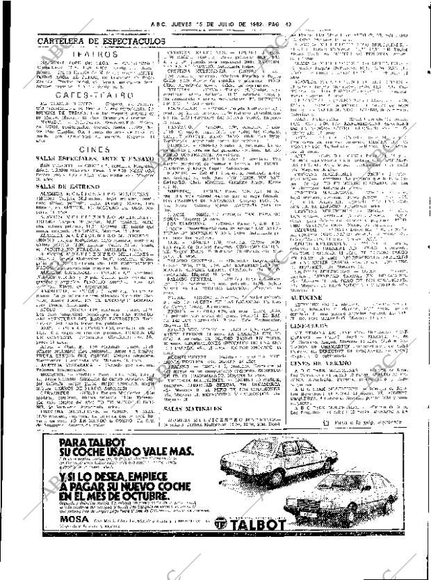 ABC SEVILLA 15-07-1982 página 51