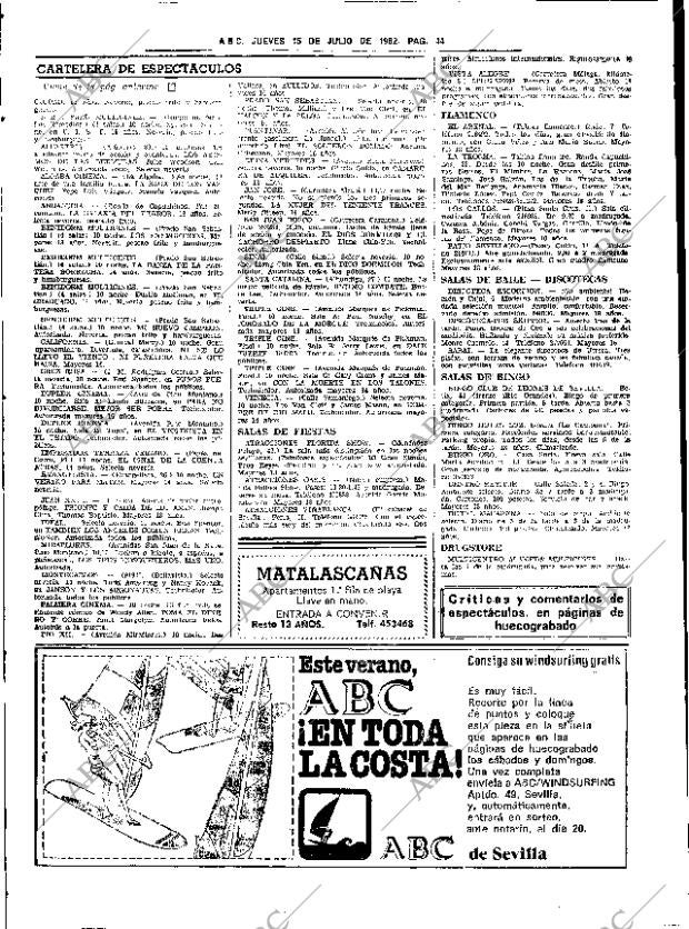 ABC SEVILLA 15-07-1982 página 52