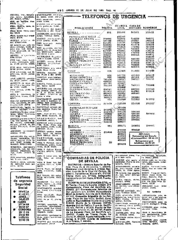 ABC SEVILLA 15-07-1982 página 54