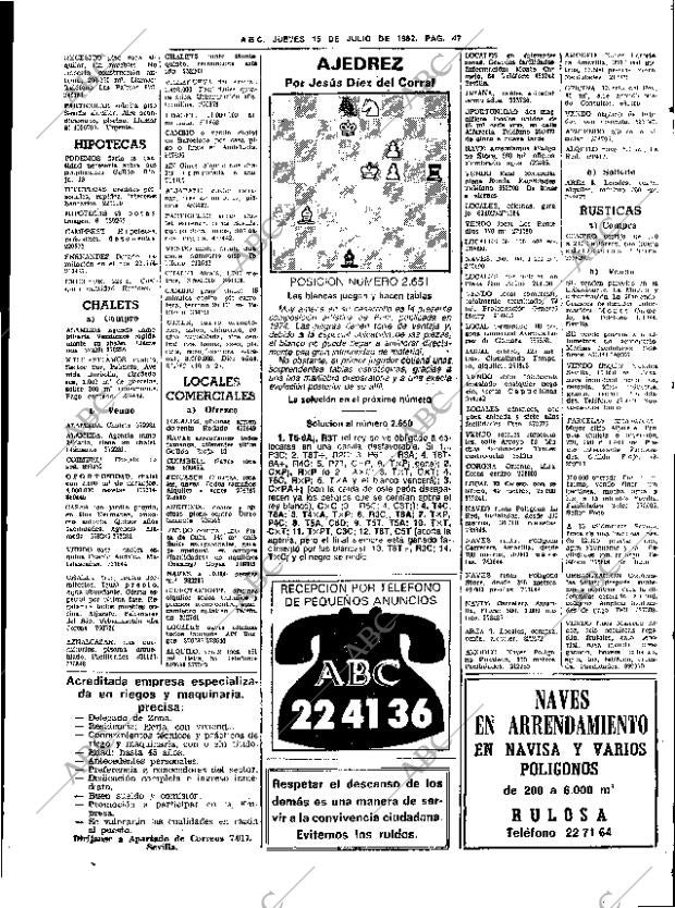 ABC SEVILLA 15-07-1982 página 55