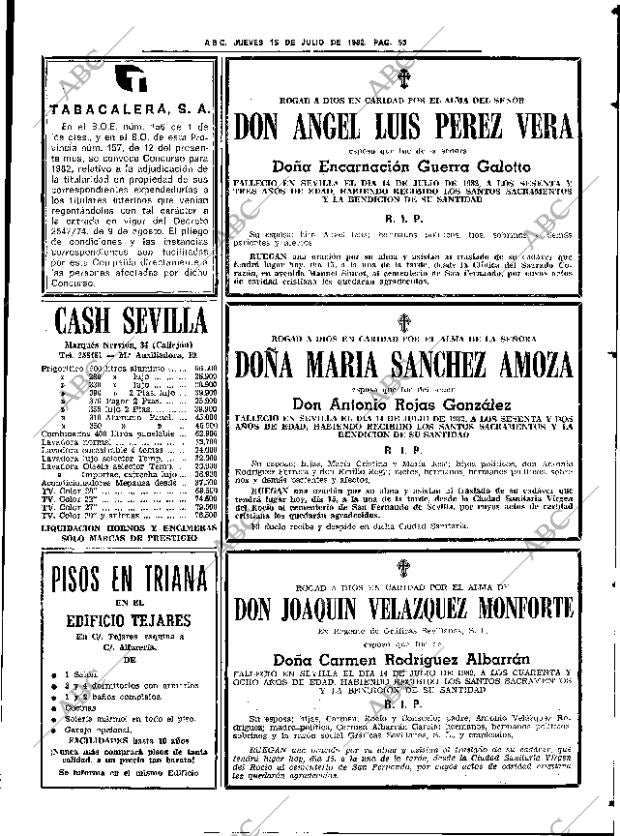 ABC SEVILLA 15-07-1982 página 61