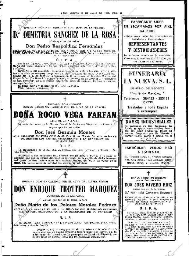 ABC SEVILLA 15-07-1982 página 64