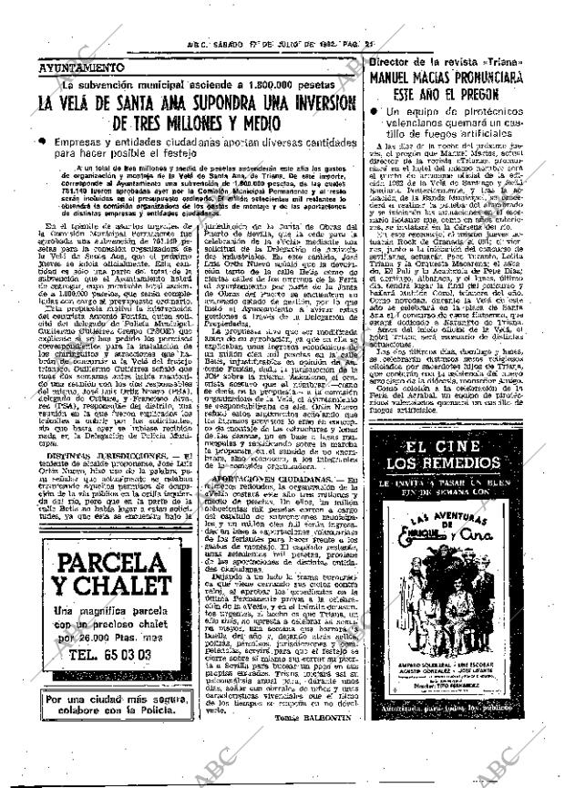 ABC SEVILLA 17-07-1982 página 29
