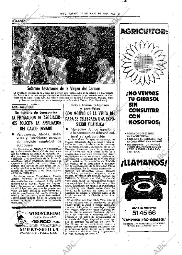 ABC SEVILLA 17-07-1982 página 31