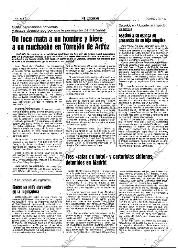 ABC MADRID 18-07-1982 página 40