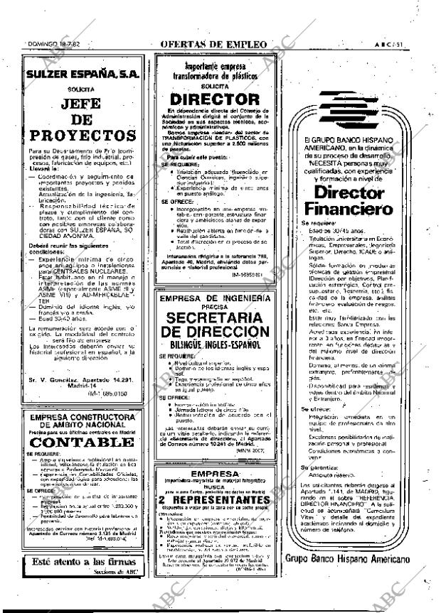 ABC MADRID 18-07-1982 página 51