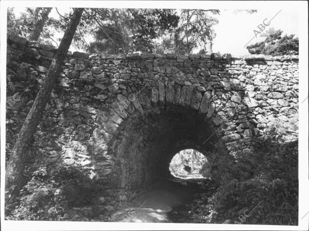 Puente romano del parque de las Berceas