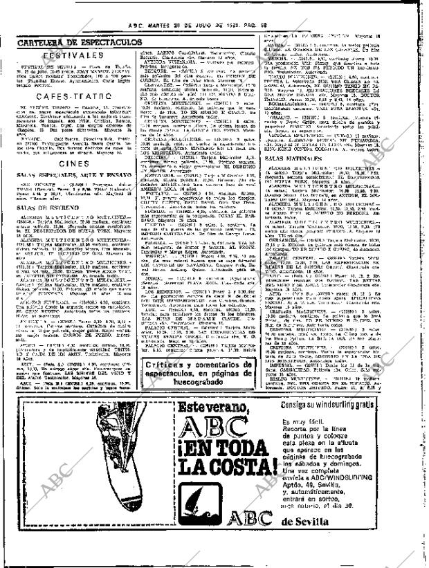 ABC SEVILLA 20-07-1982 página 72