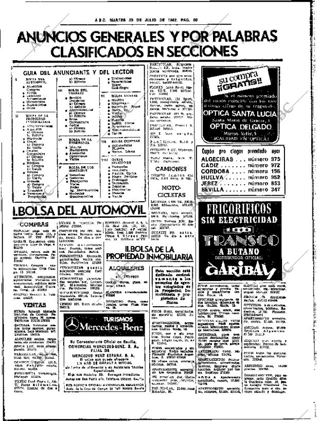 ABC SEVILLA 20-07-1982 página 74
