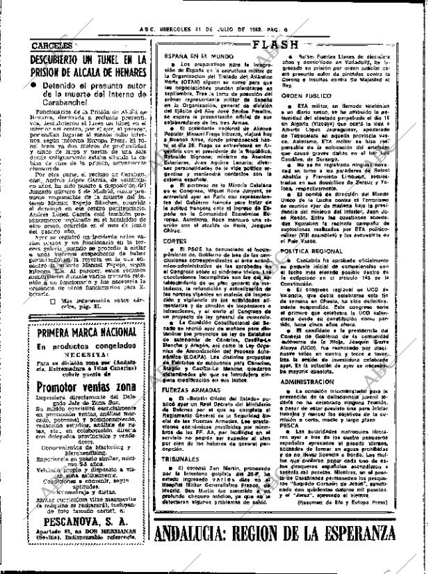 ABC SEVILLA 21-07-1982 página 14