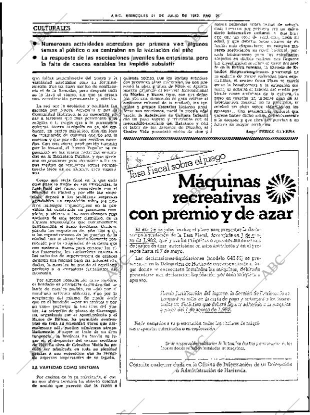 ABC SEVILLA 21-07-1982 página 33