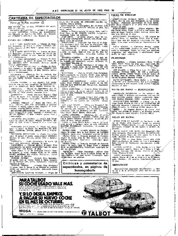 ABC SEVILLA 21-07-1982 página 46
