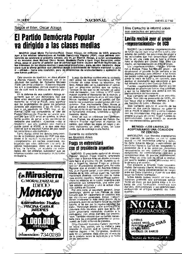 ABC MADRID 22-07-1982 página 24