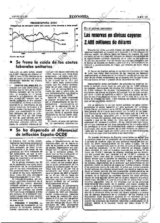 ABC MADRID 22-07-1982 página 43