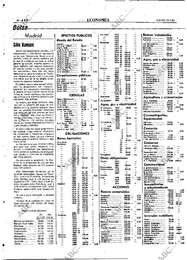 ABC MADRID 22-07-1982 página 46