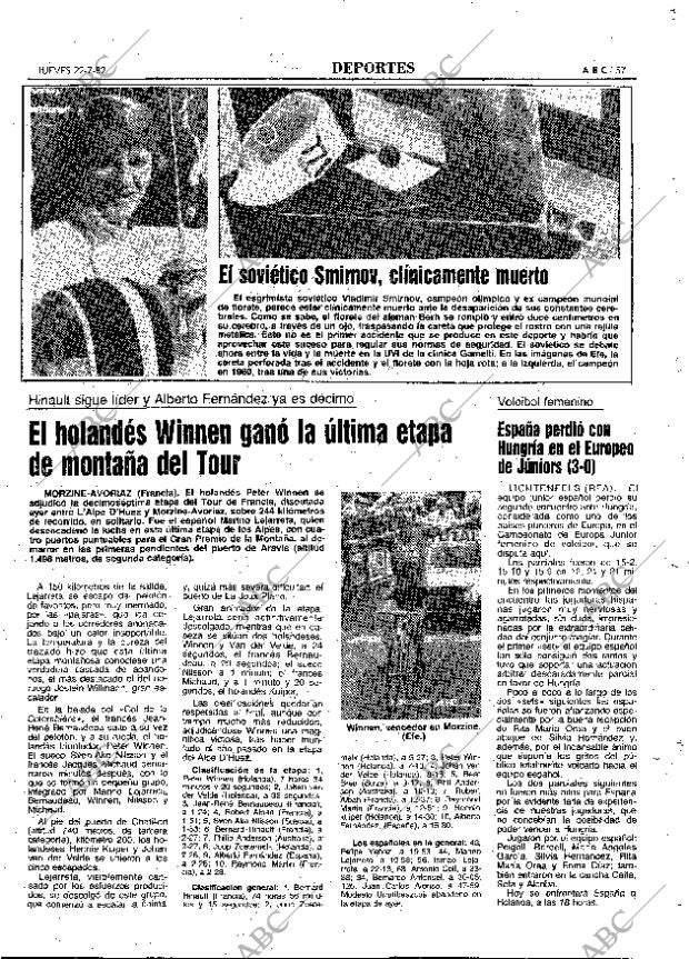 ABC MADRID 22-07-1982 página 57