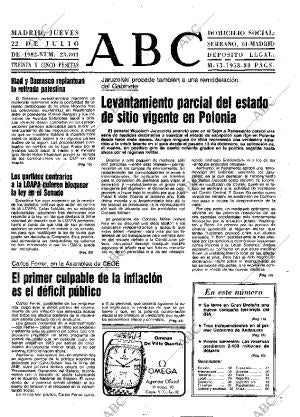 ABC MADRID 22-07-1982 página 9