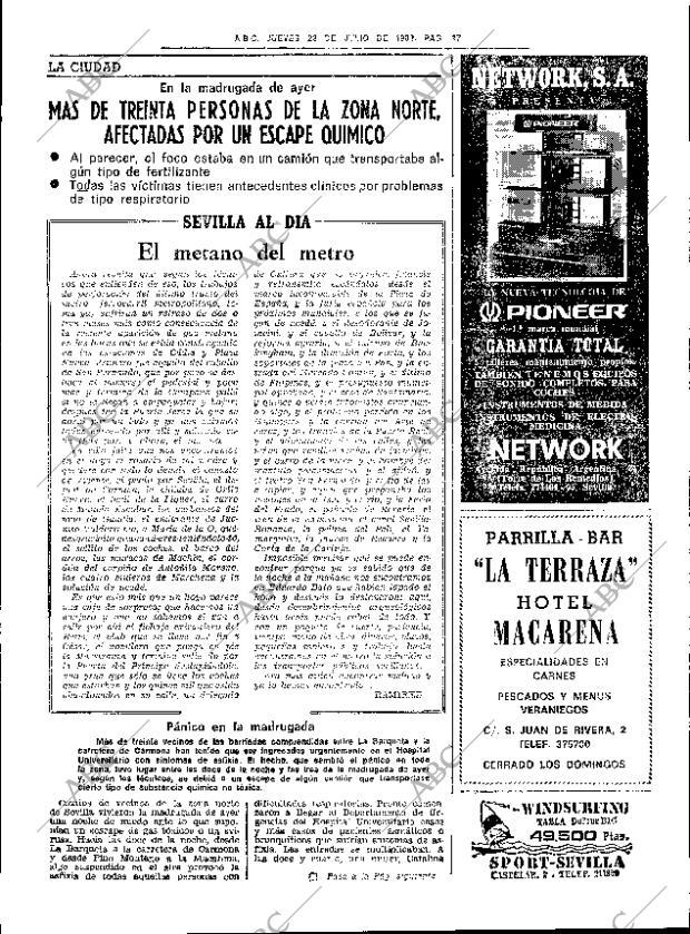 ABC SEVILLA 22-07-1982 página 25