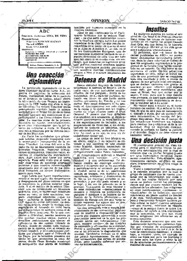 ABC MADRID 24-07-1982 página 10