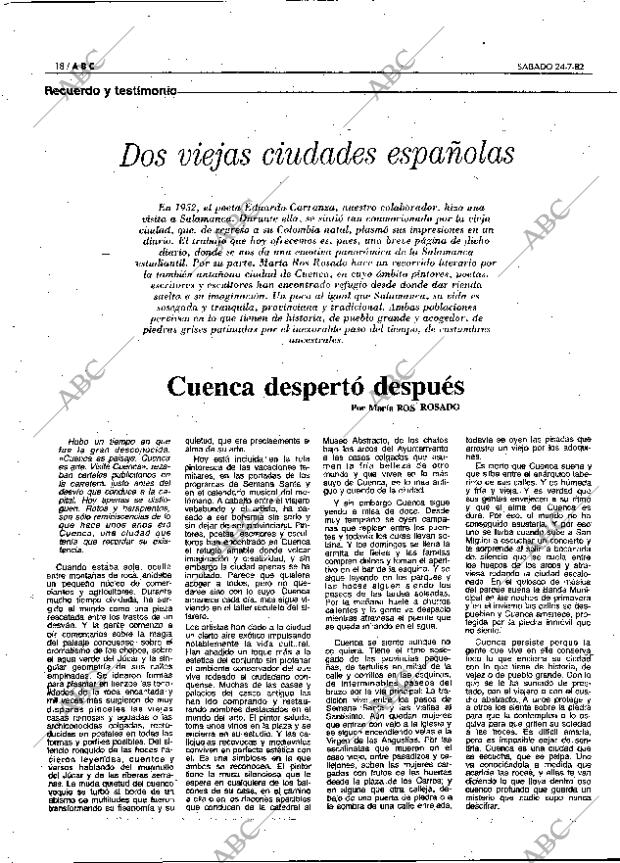 ABC MADRID 24-07-1982 página 18