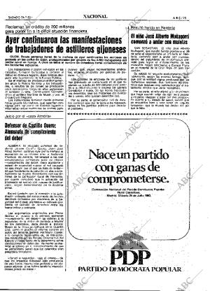 ABC MADRID 24-07-1982 página 25