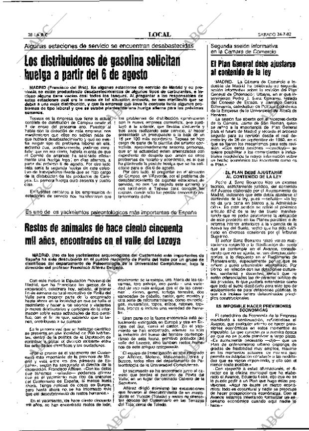 ABC MADRID 24-07-1982 página 28